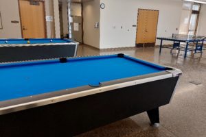 Pool table at North Domingo Baca Multigenerational Center