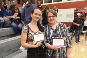 Christina Sander and Emma Burt, Bar Award Winners