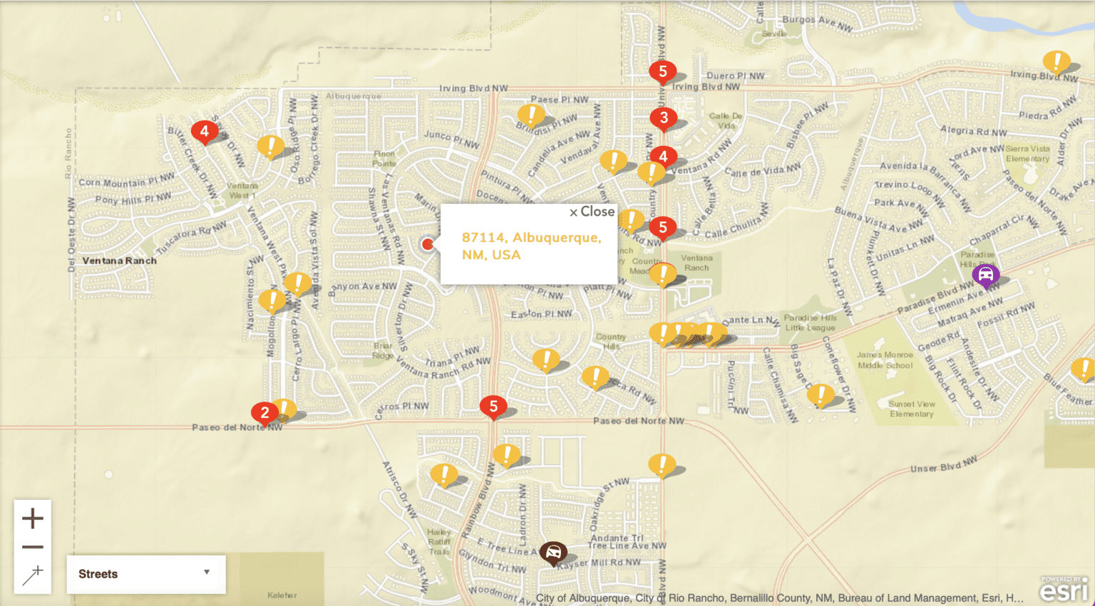 Crime map March 18-24