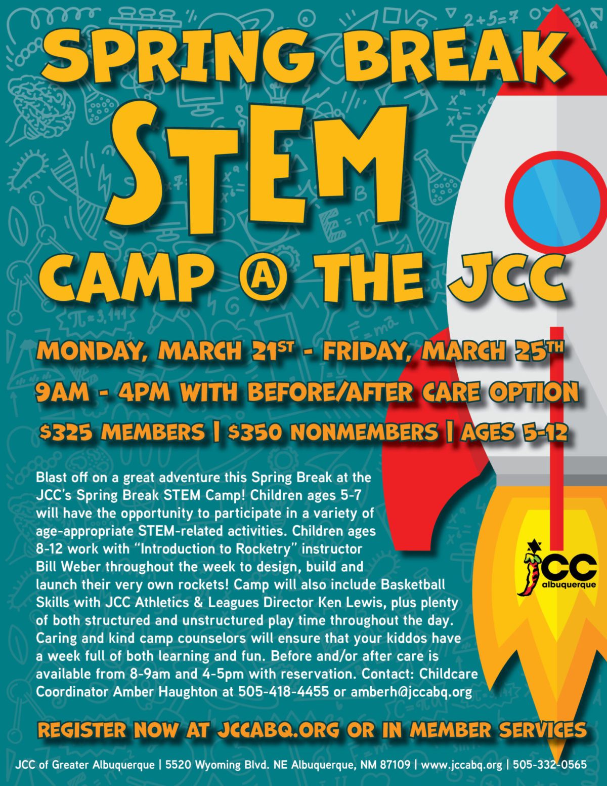 Spring Break STEM Camp at the JCC