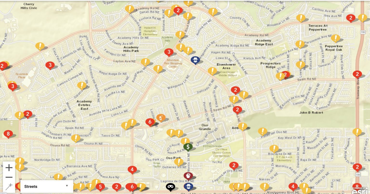 Crime map 4/23 to 4/29