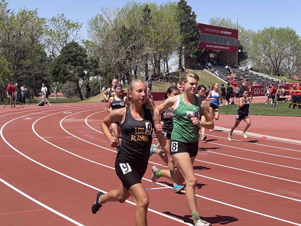 Girls running