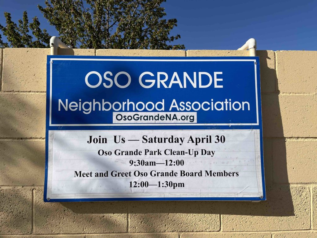 Oso Grande NA plans meeting