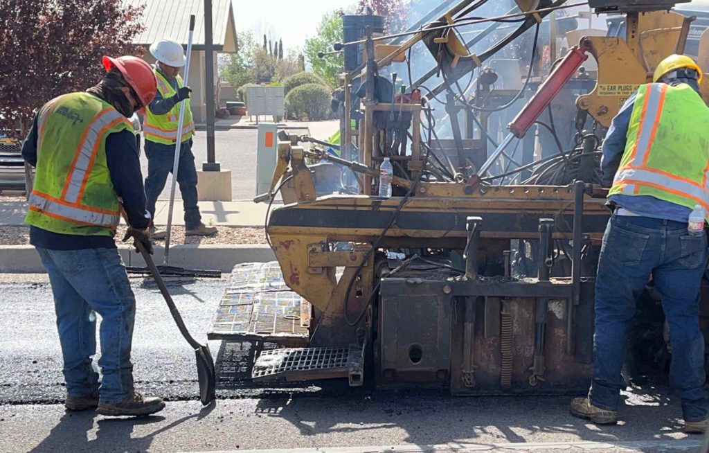 Road construction continues along Wyoming Blvd.