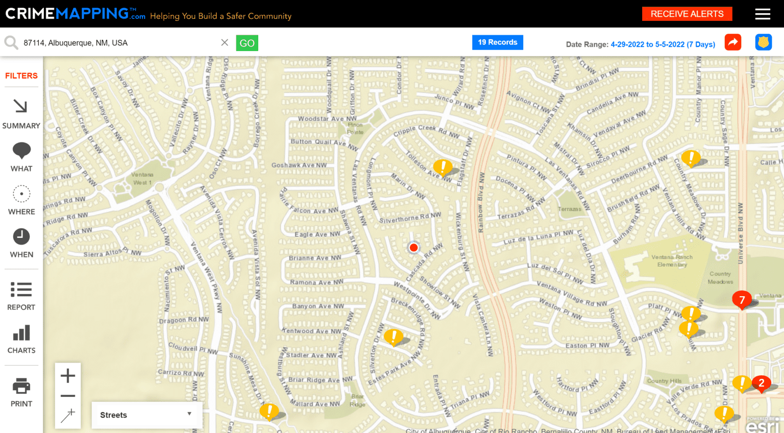 Crime map