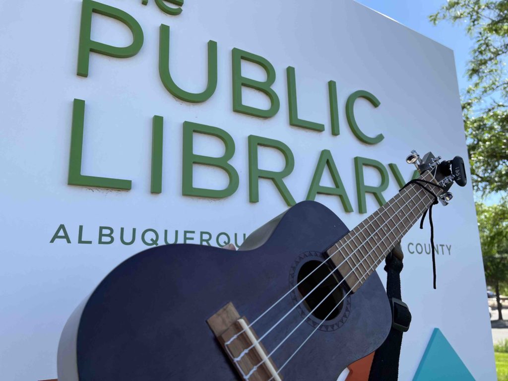 Ukulele checkout available at Juan Tabo library