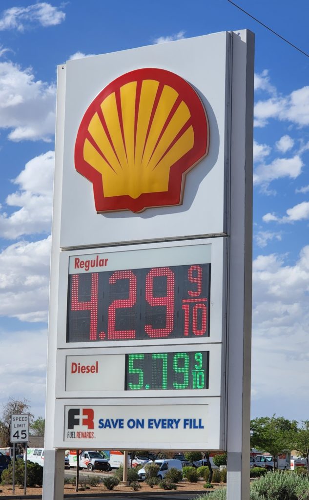 NW Albuquerque gas watch: May 11 Shell gas prices