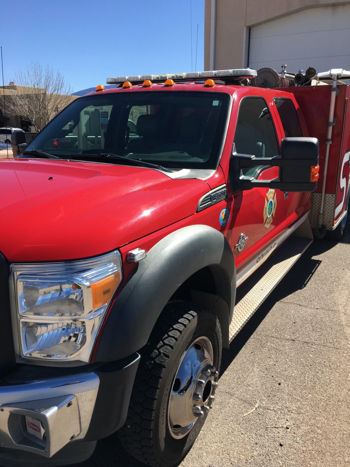 Stolen fire truck