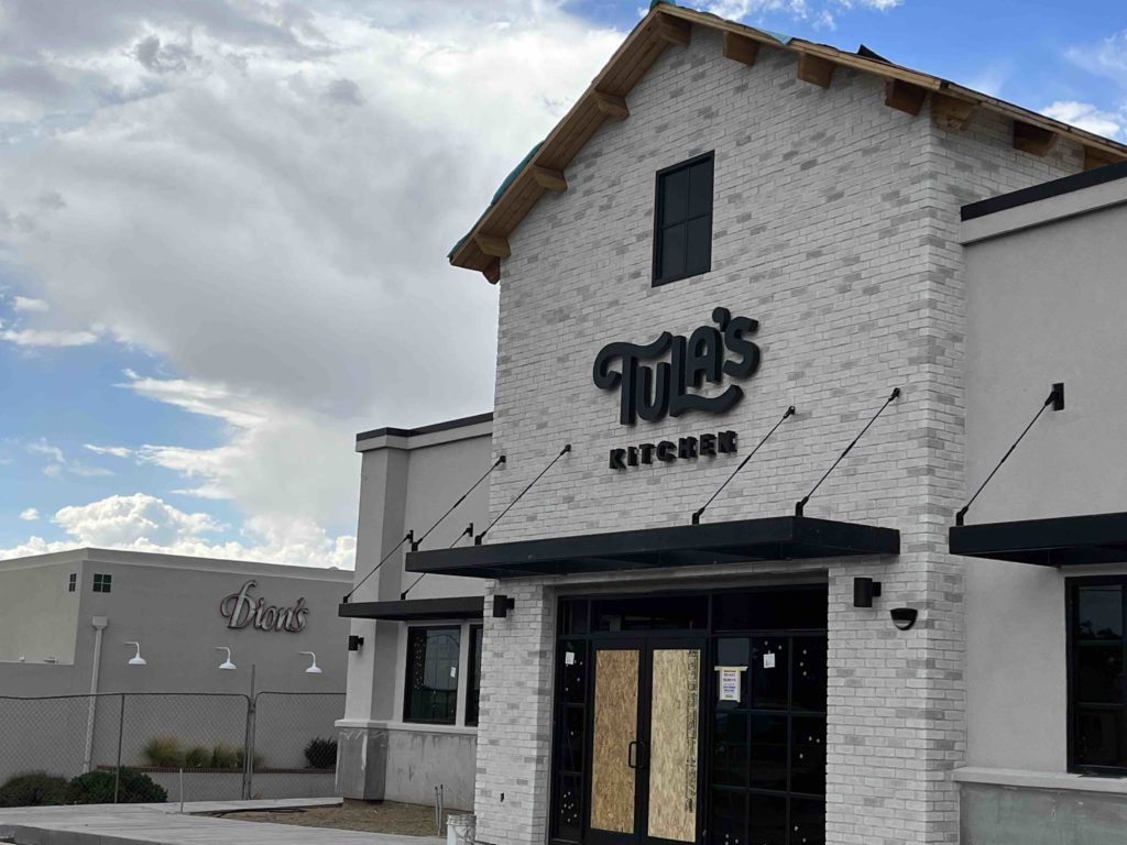 Tula’s Kitchen getting closer to opening date