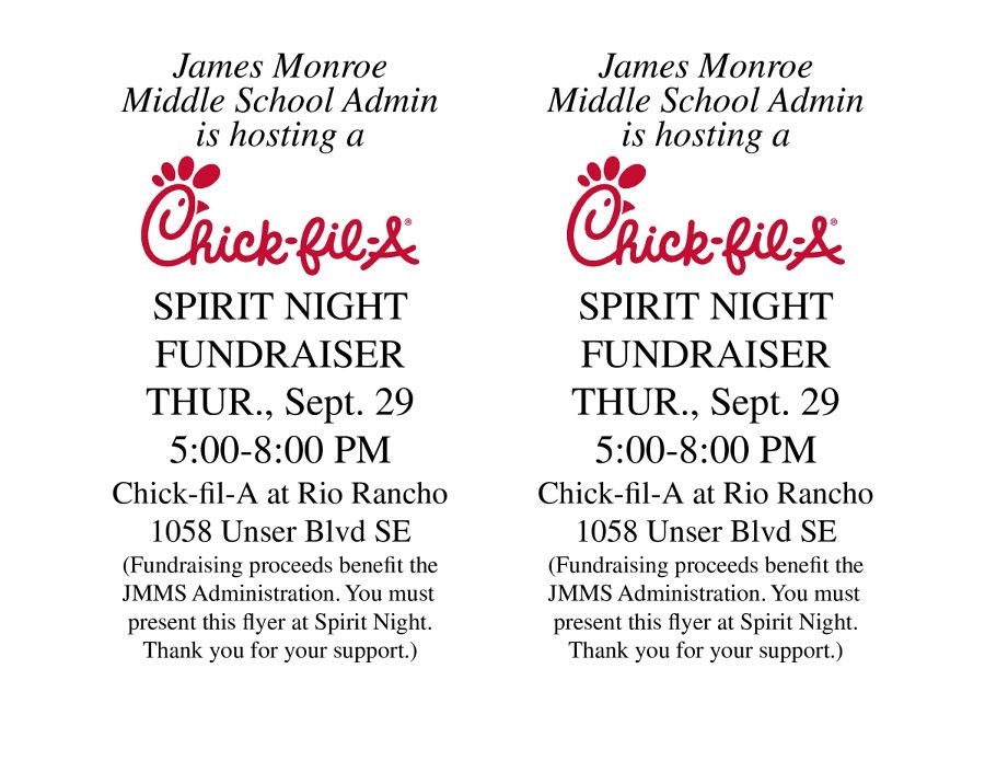 James Monroe fundraiser