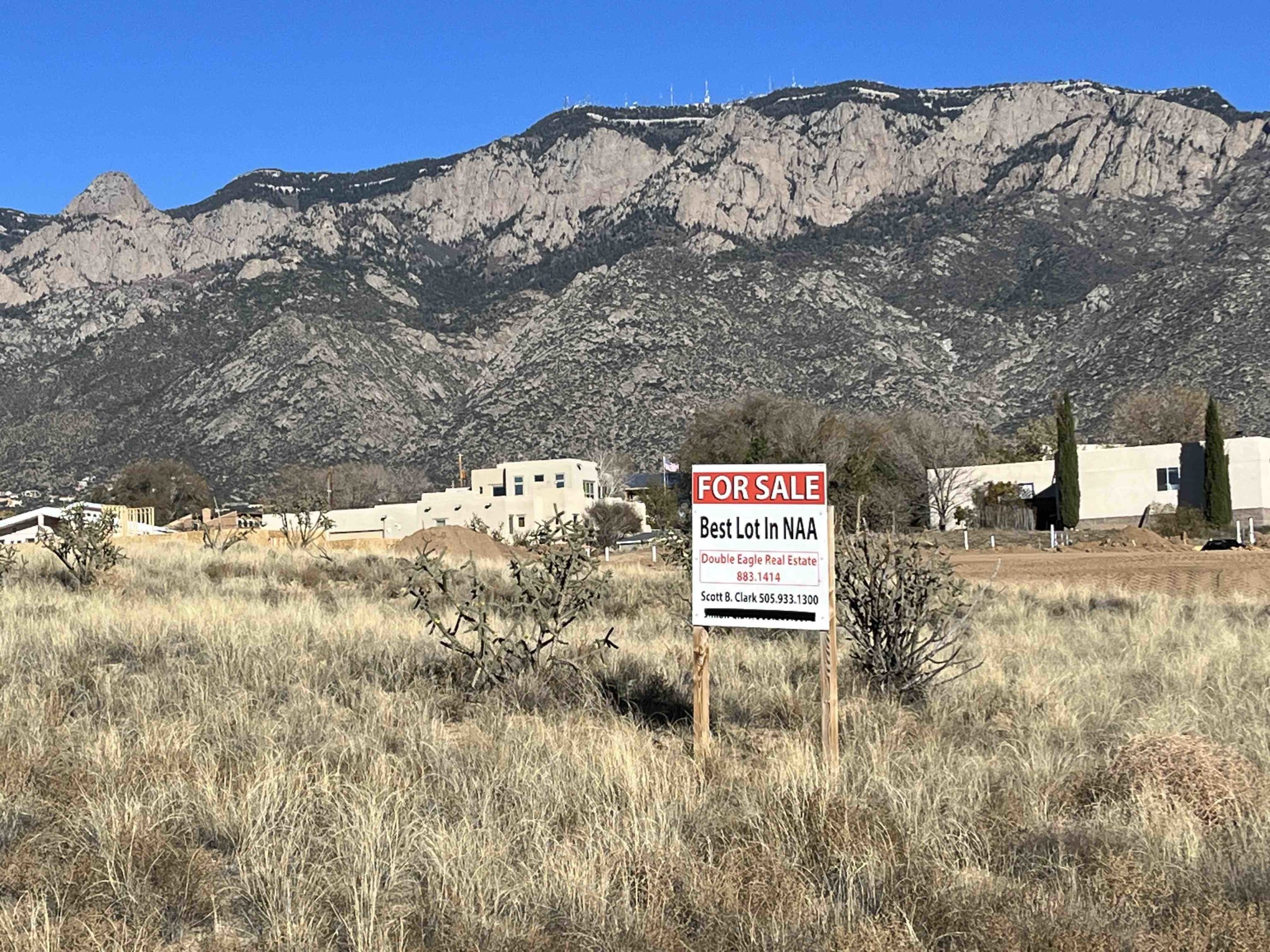 A three lot 2.33-acre property for sale on the corner of Browning and Oakland in North Albuquerque Acres. (Scott Albright/Neighborhood Journal)