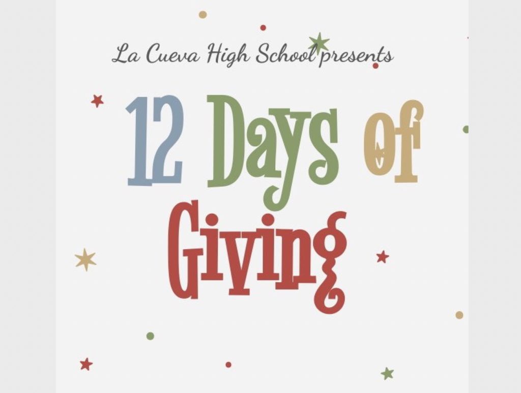 La Cueva students team up and donate to those in need during the 12 Days of Giving