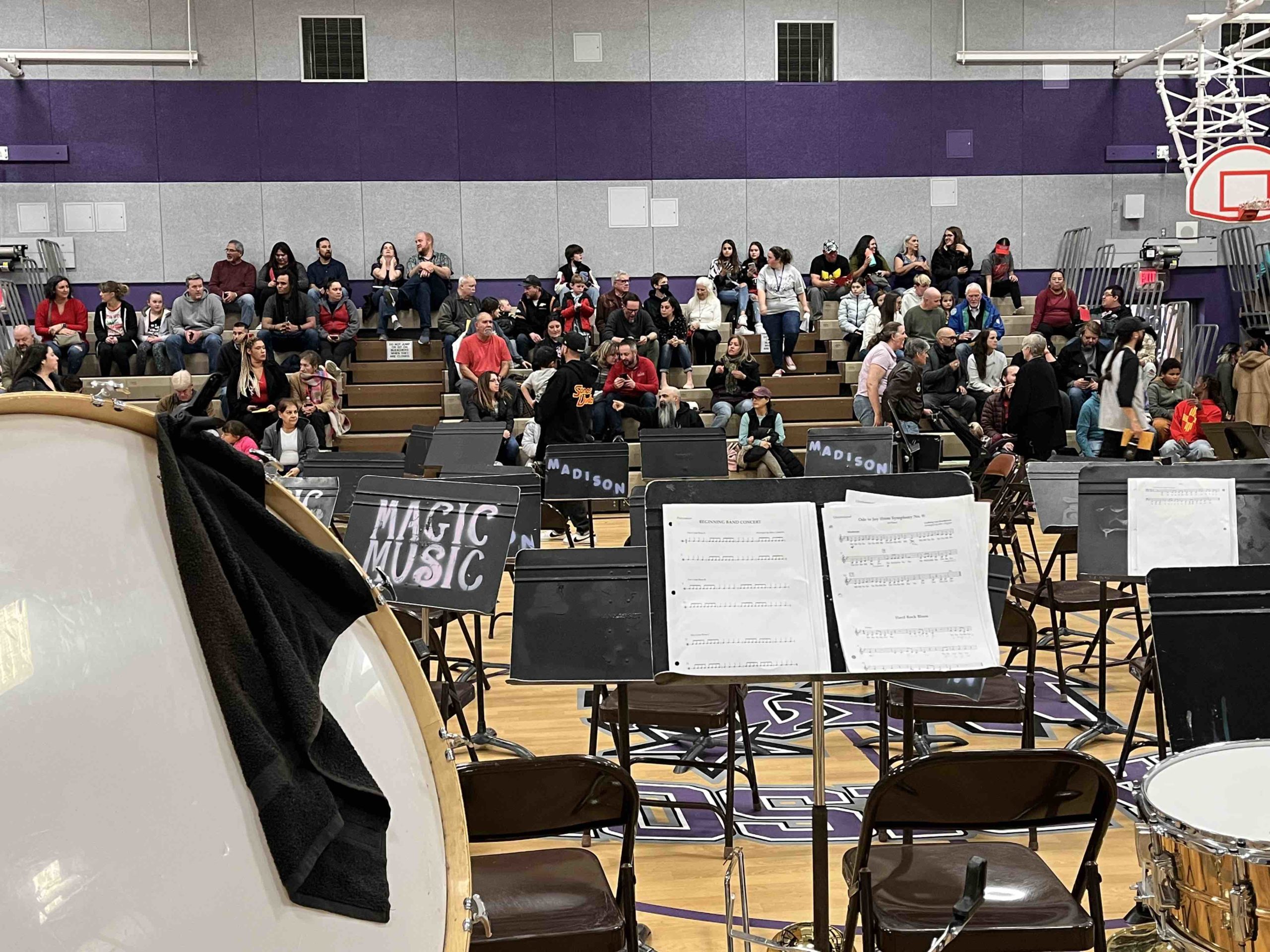 Madison MIddle School band performance Dec. 1, 2022 - 10