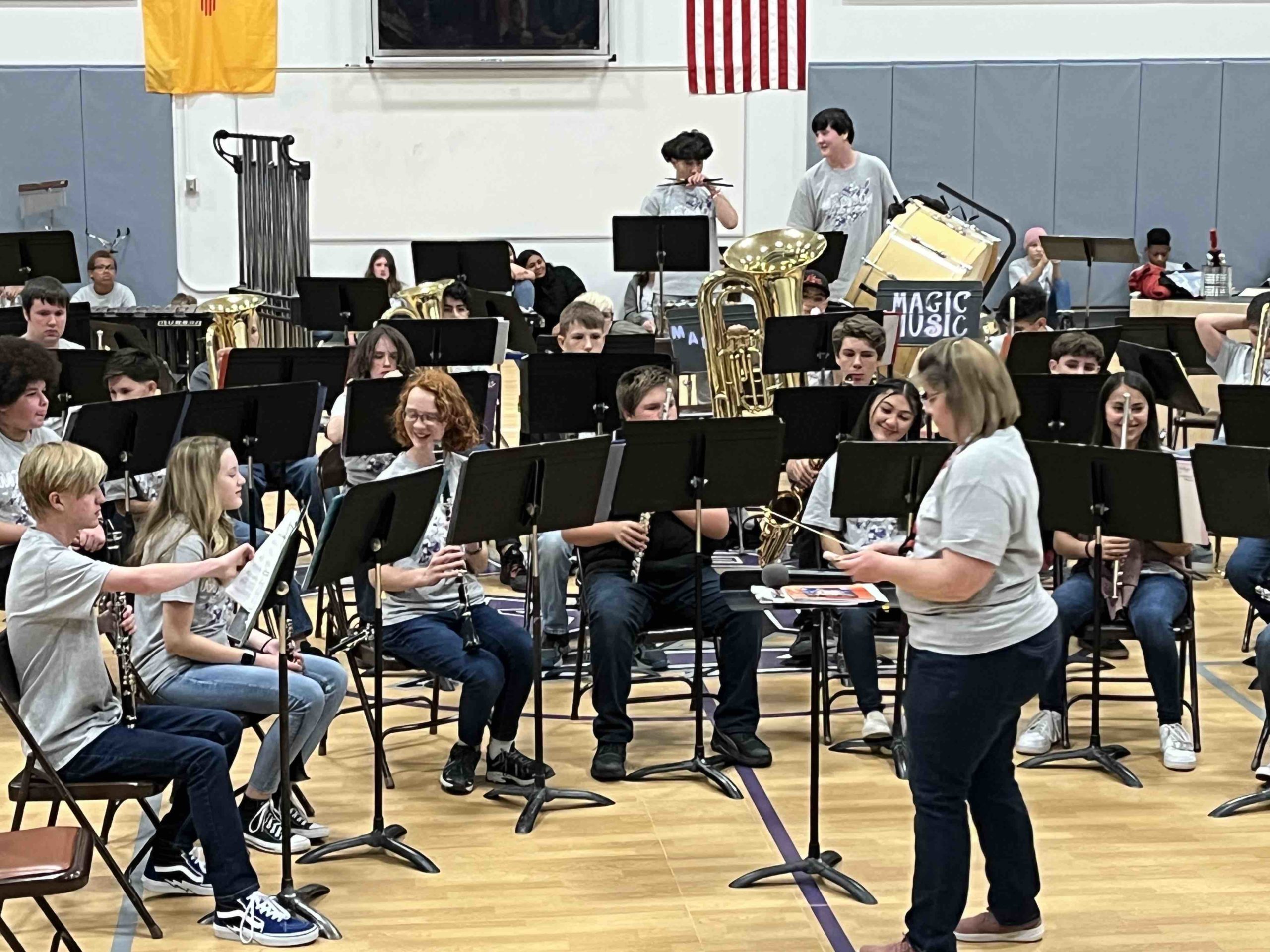 Madison MIddle School band performance Dec. 1, 2022 - 21