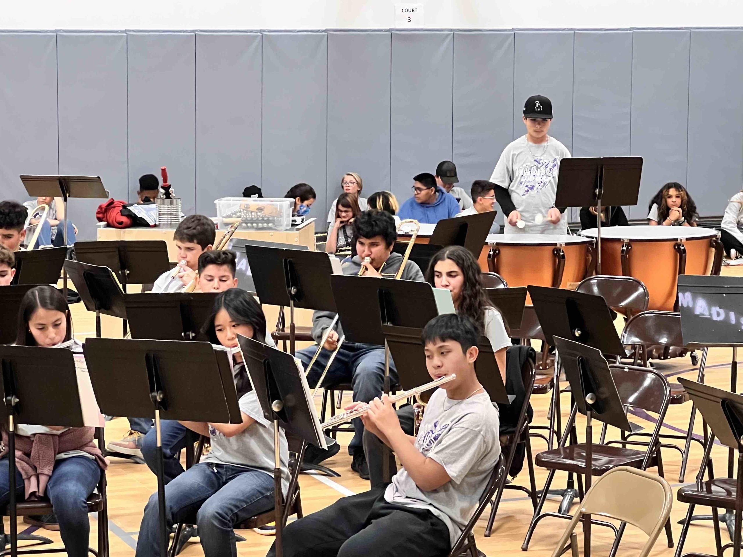 Madison MIddle School band performance Dec. 1, 2022 - 3