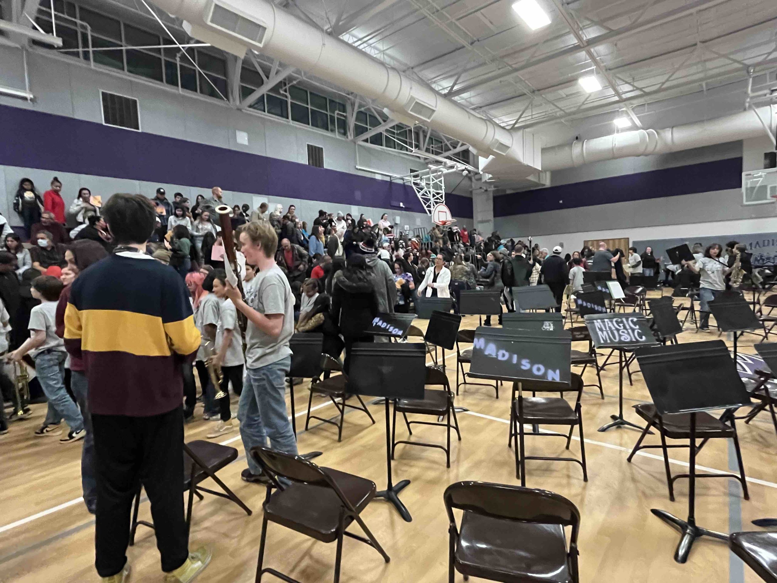 Madison MIddle School band performance Dec. 1, 2022 - 7