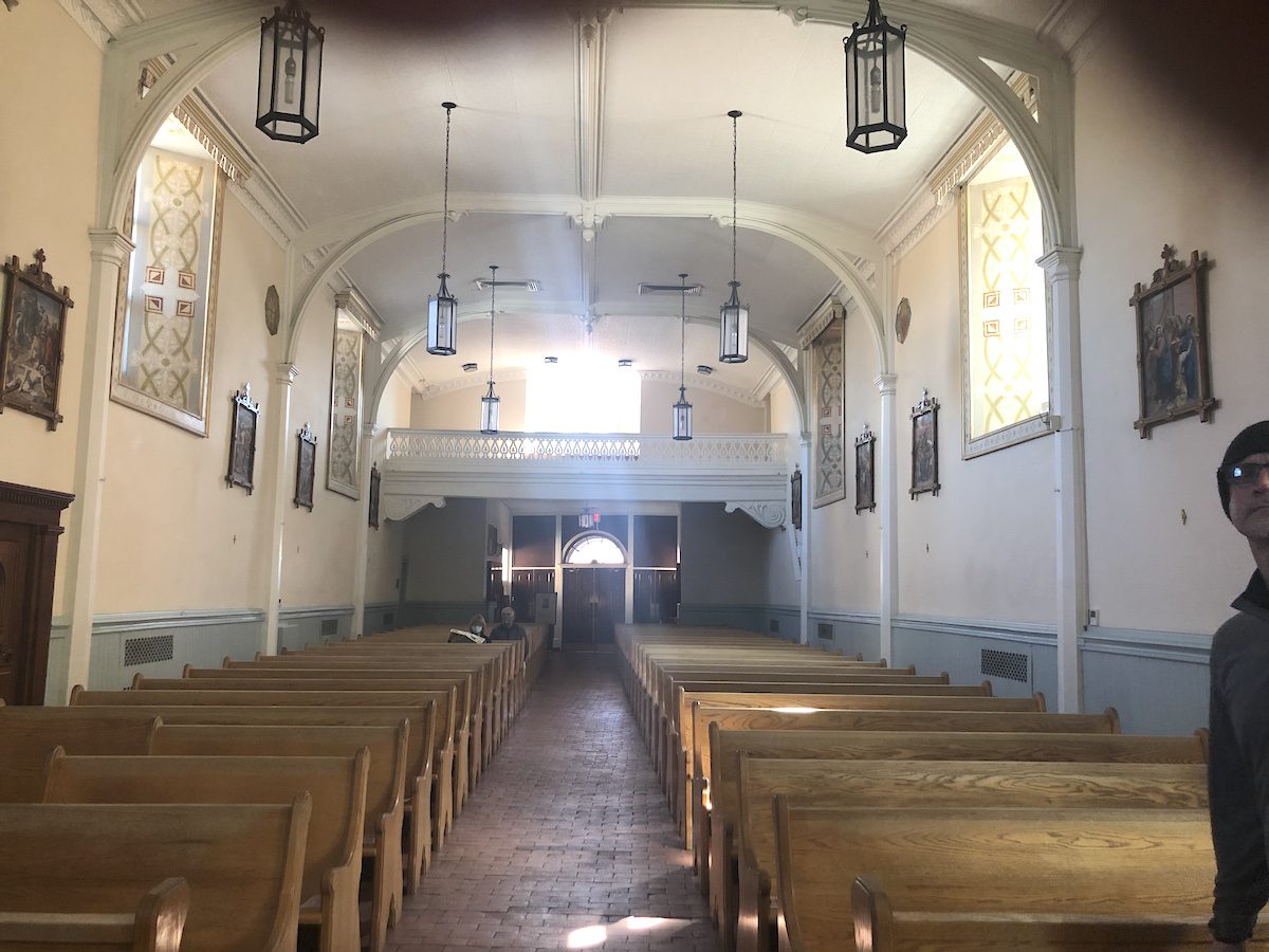 San Felipe Church pews