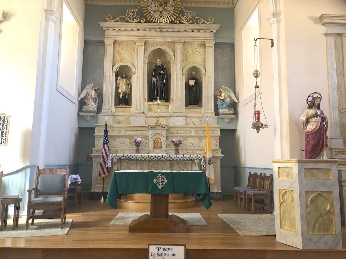 San felipe church altar