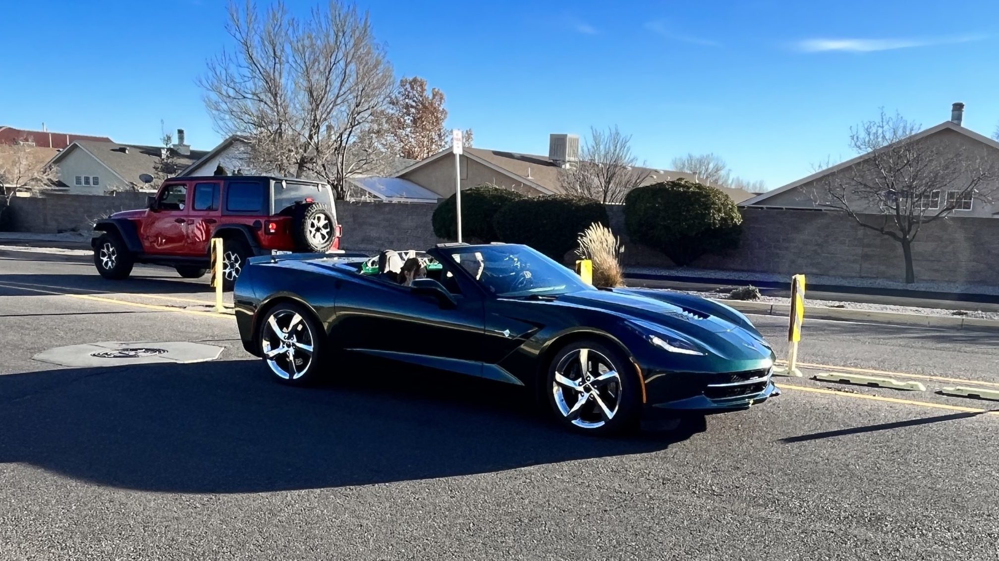 Ventana Ranch Christmas parade black convertable