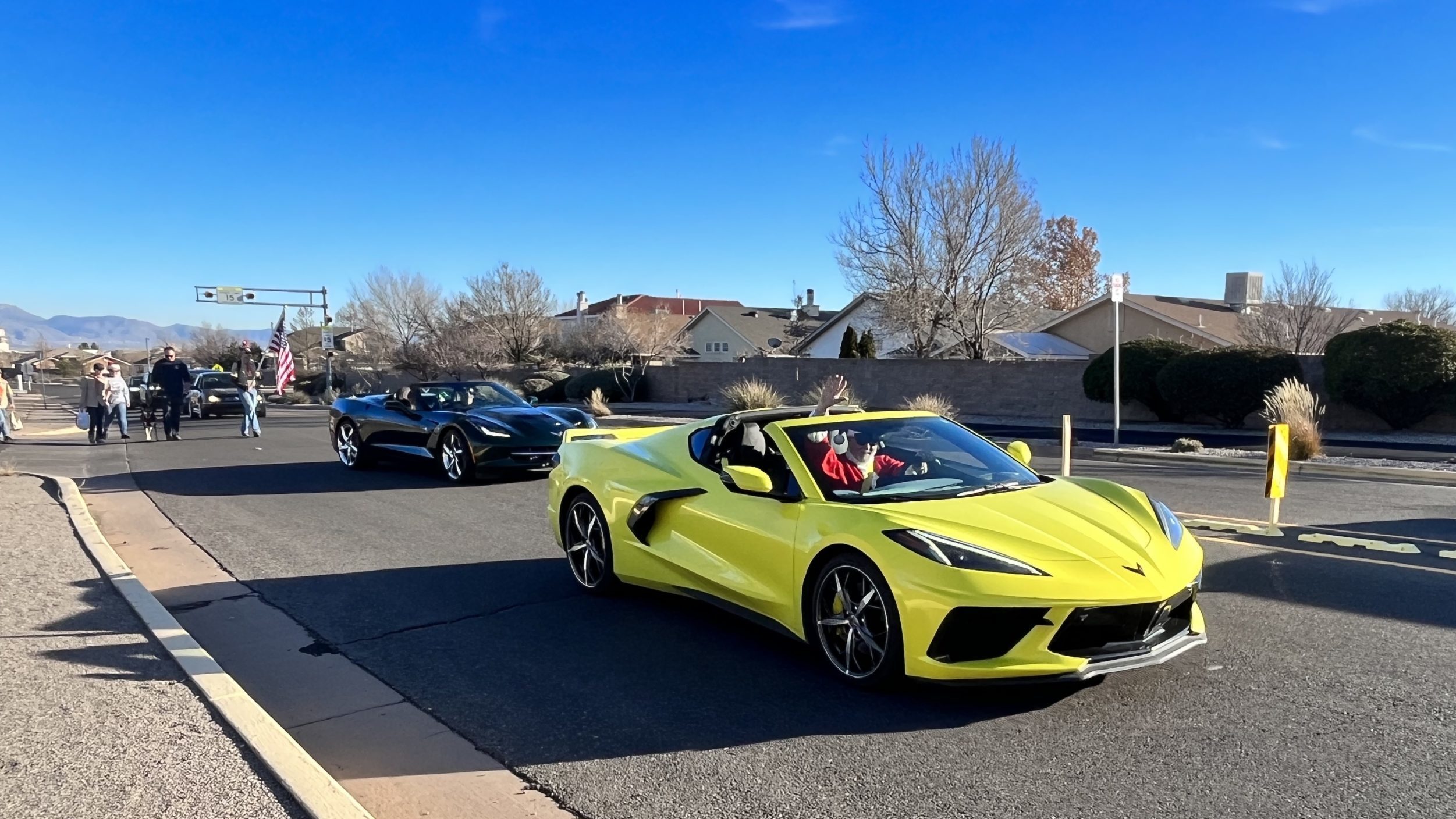 Ventana Ranch Christmas parade santa rides