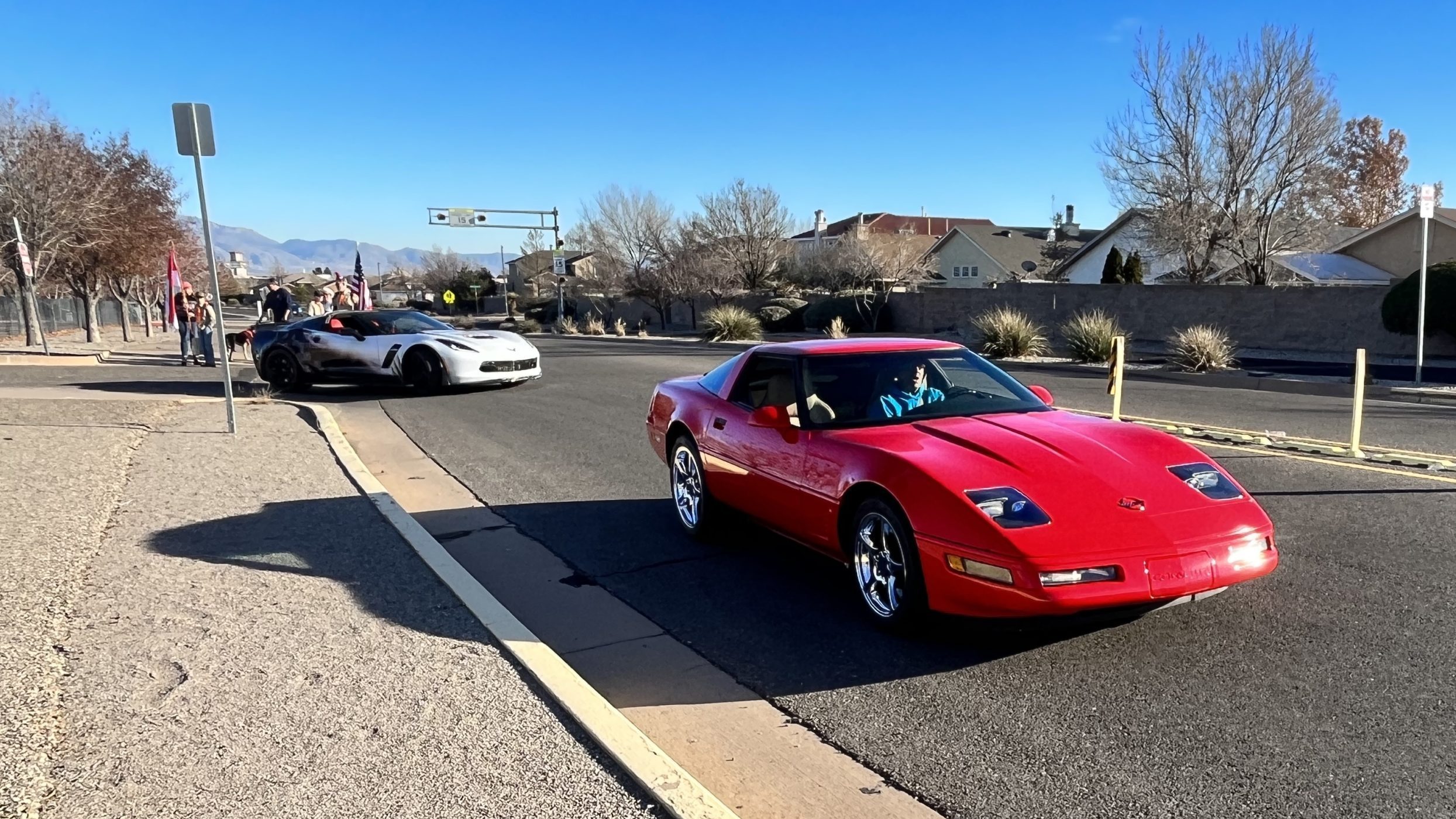 Ventana ranch christmas parade red nissan