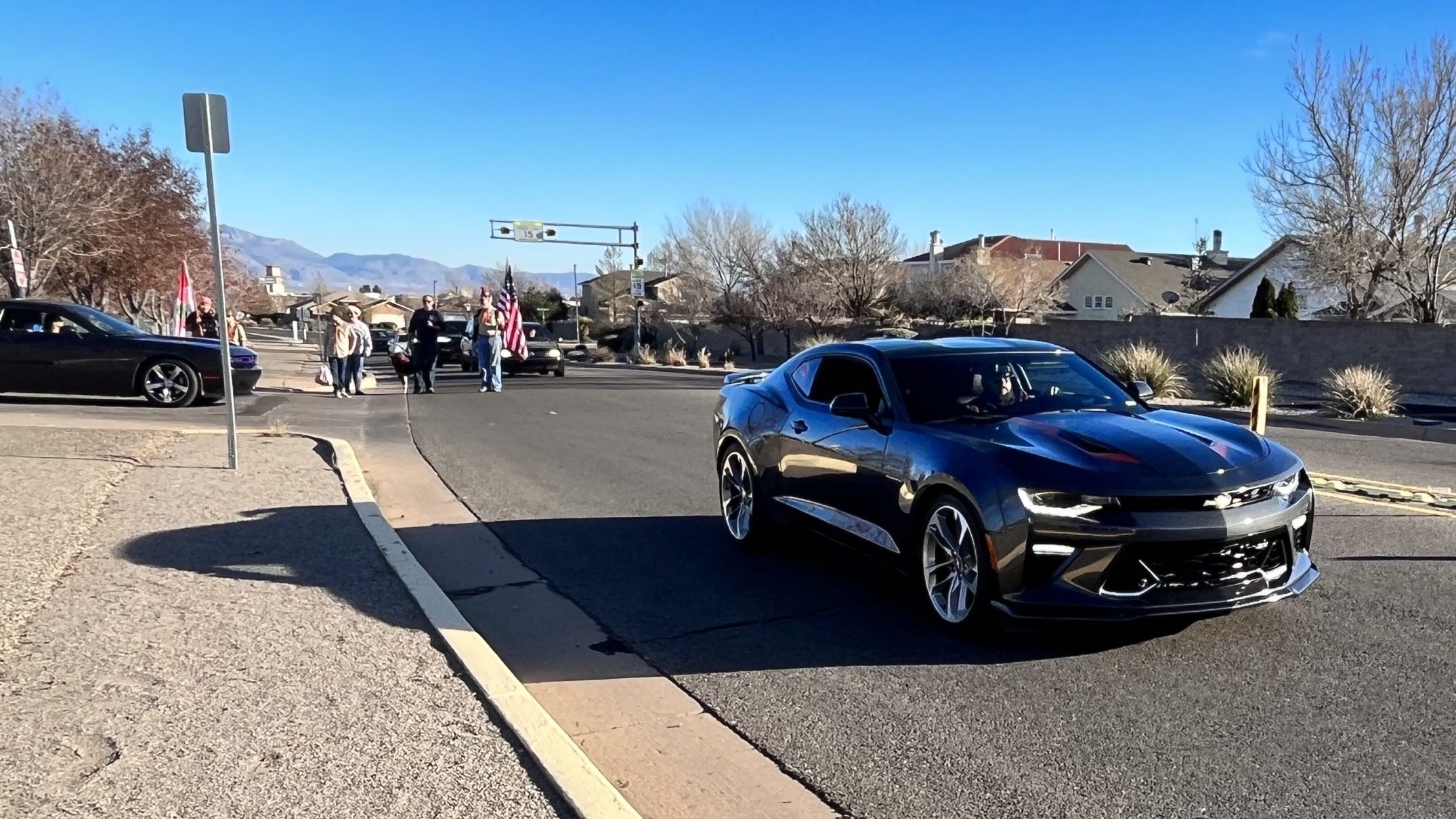 ventana ranch christmas parade black chevy