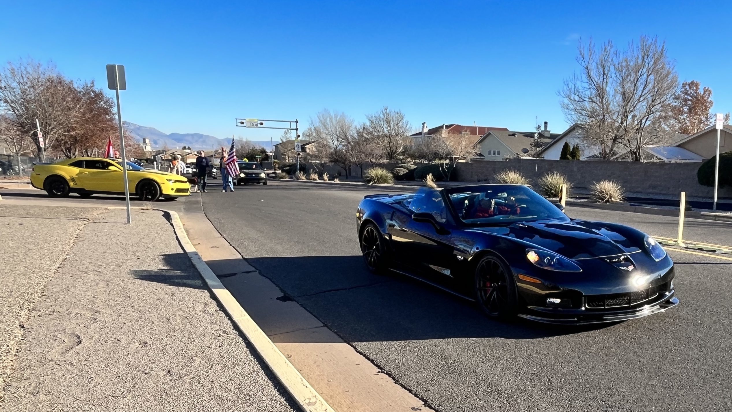 ventana ranch christmas parade black convertable 2