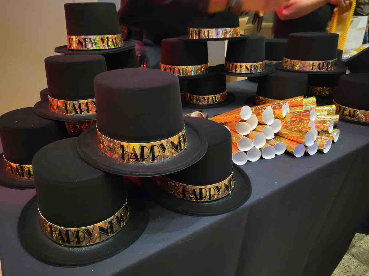 New Year's Eve 2023 Sandia Casino hats