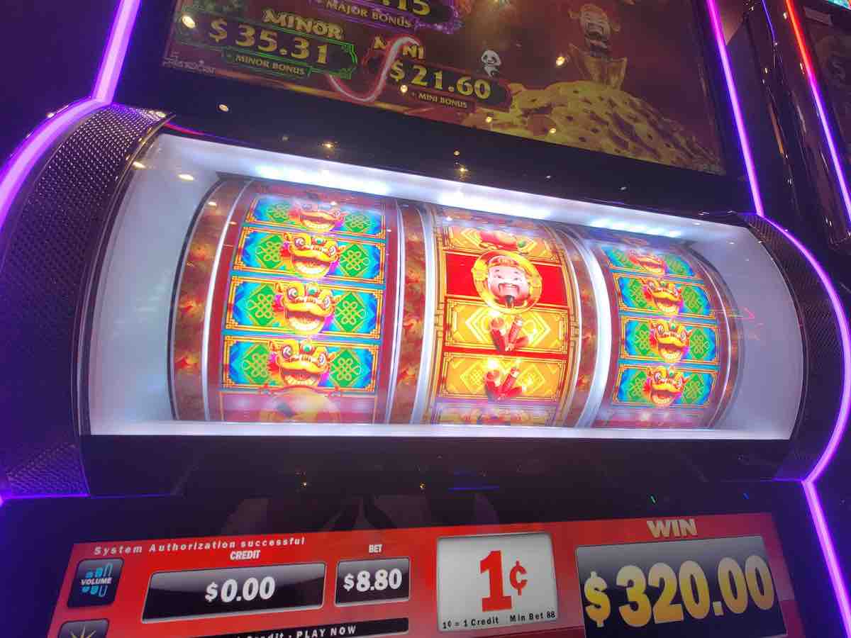 New Year's Eve 2023 Sandia Casino slot machine
